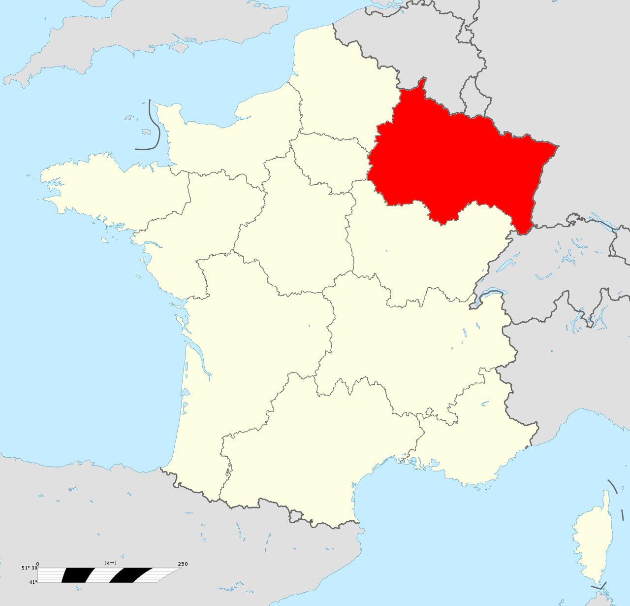 Backhoe Urbex location or around the region Grand Est (Haute-Saône), France