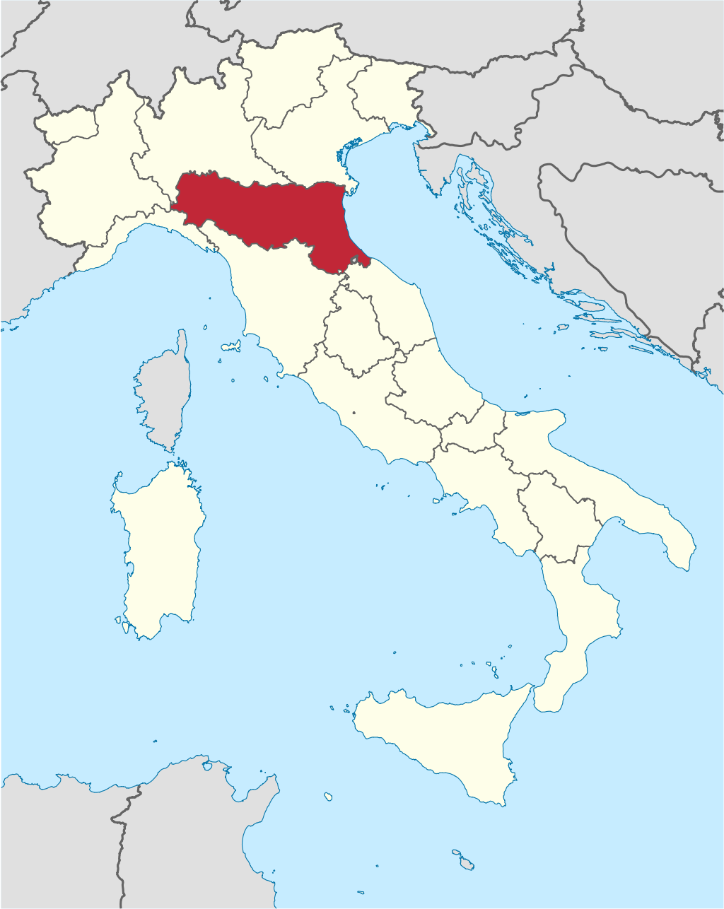 Blue Chapel It Urbex location or around the region Emilia-Romagna (Piacenza), Italy