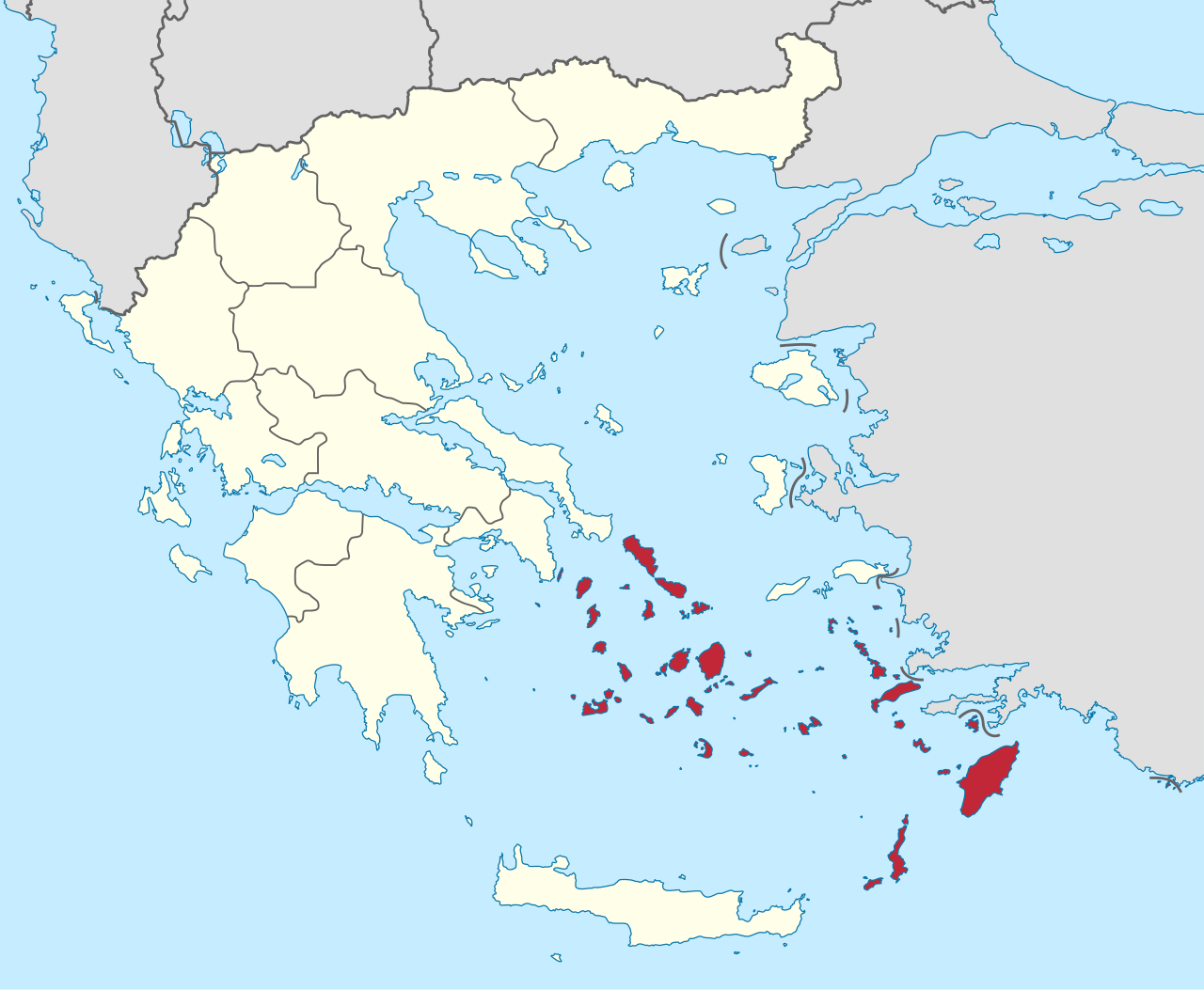 Market Urbex location or around the region South Aegean, Greece