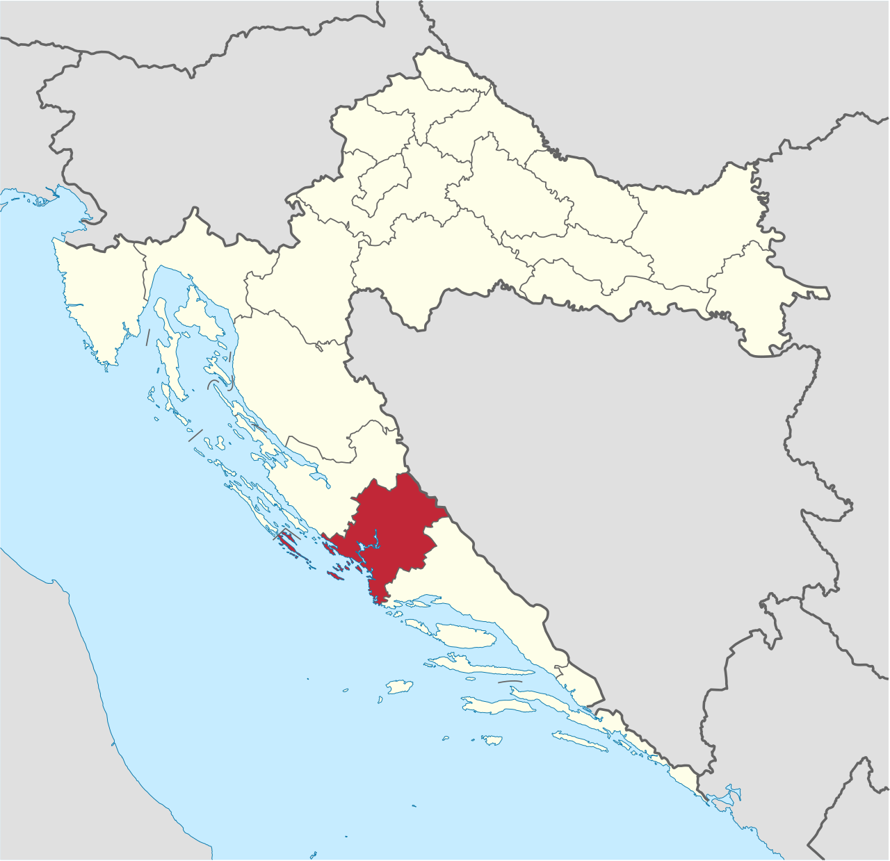 Waterfall Factory Urbex location or around the region Šibenik-Knin (Općina Šibenik), Croatia
