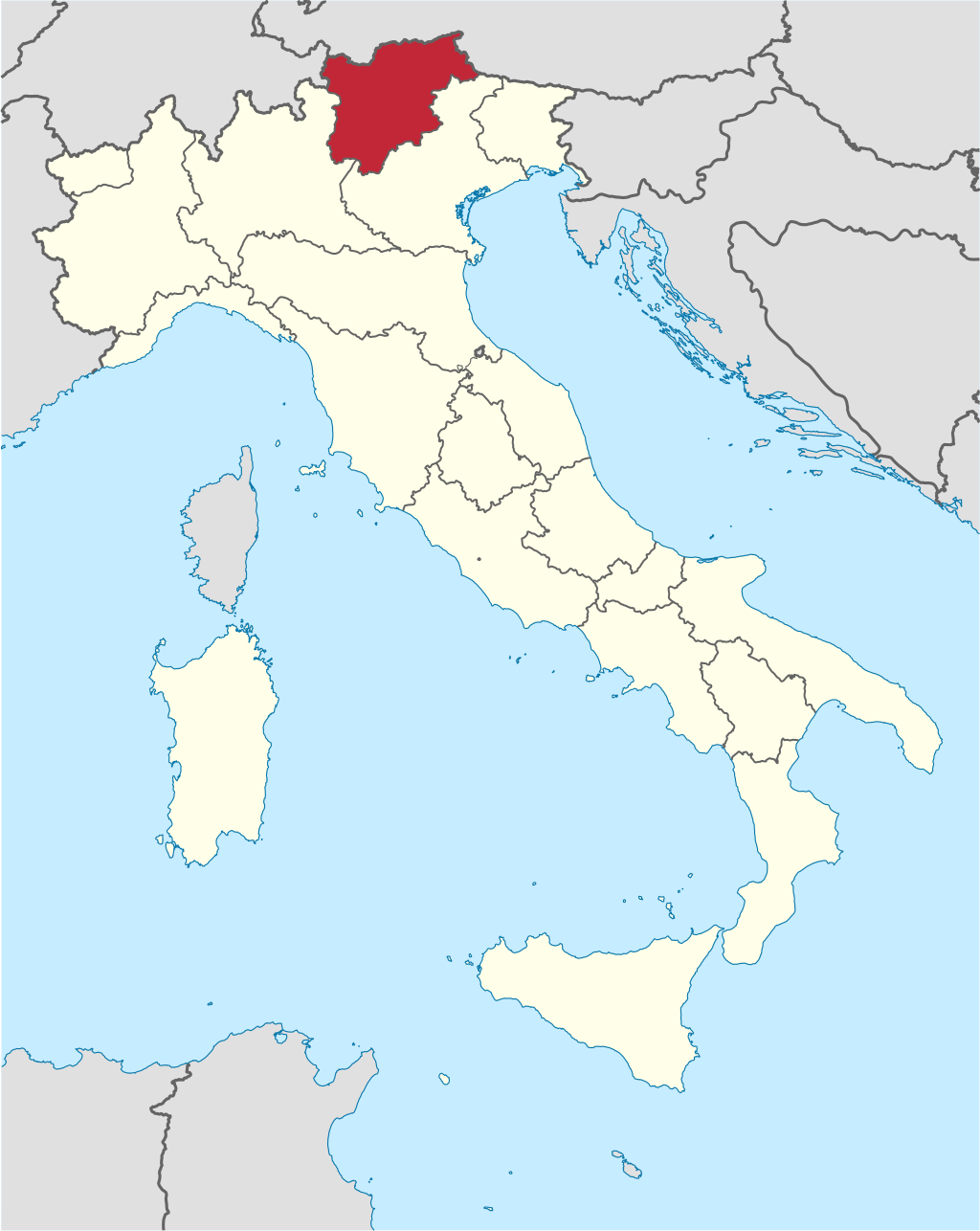 Trio Houses Urbex location or around the region Trentino Alto Adige (Trentino), Italy