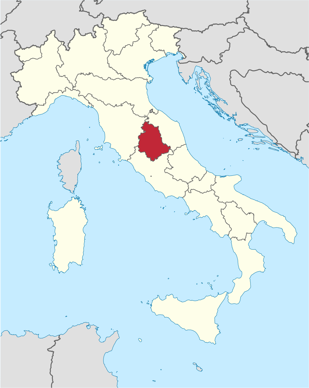Antoniochurch Urbex location or around the region Umbria (Perugia), Italy