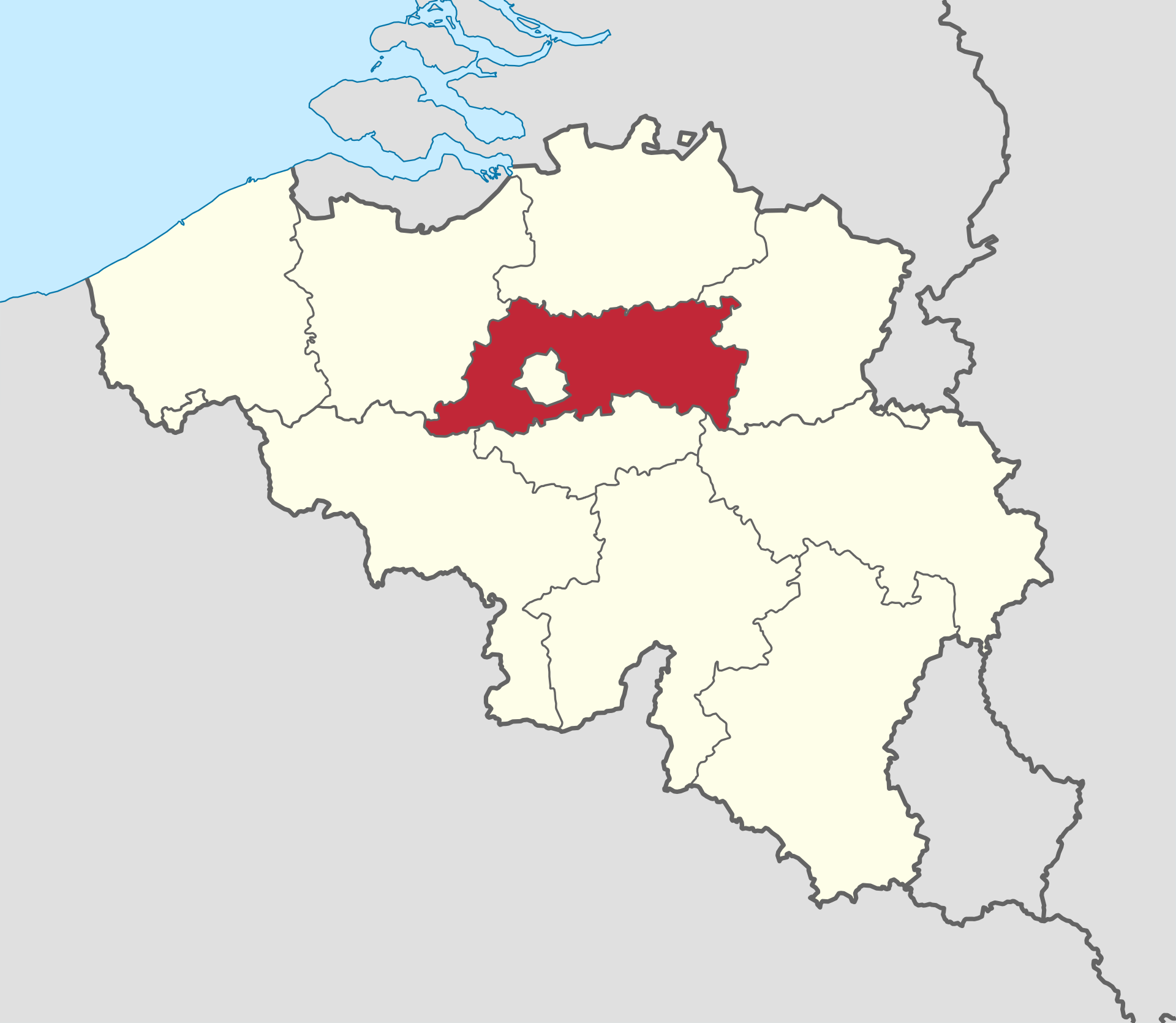 Blue School Urbex location or around the region Vlaams-Brabant (Vlaams Gewest), Belgium