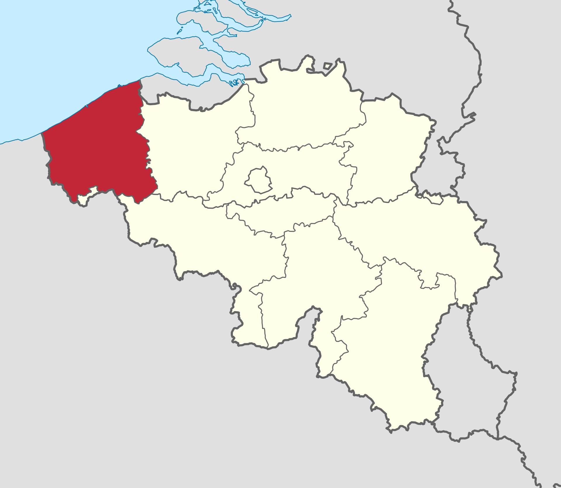 9 Windows House Urbex location or around the region West-Vlaanderen (Vlaams Gewest), Belgium