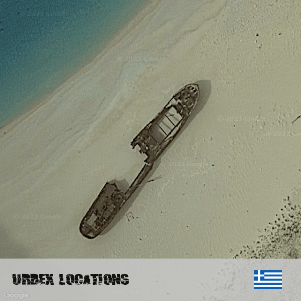 Cargo Shipwreck Urbex GPS coordinates