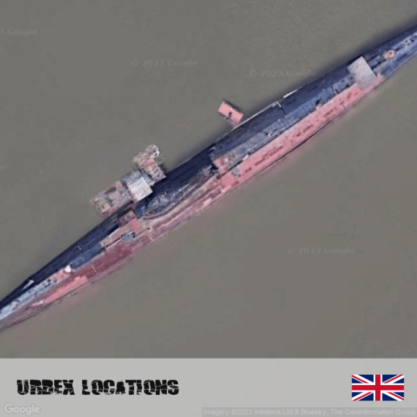 Nuclear Submarine Urbex GPS coördinaten