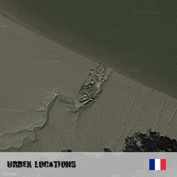 Shipwreck Fr Urbex GPS coordinates