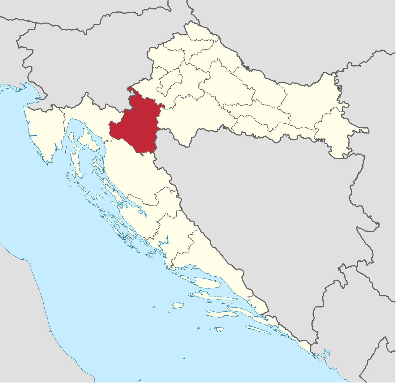 Croatian Castle Urbex location or around the region Karlovačka županija (Općina Bosiljevo), Croatia