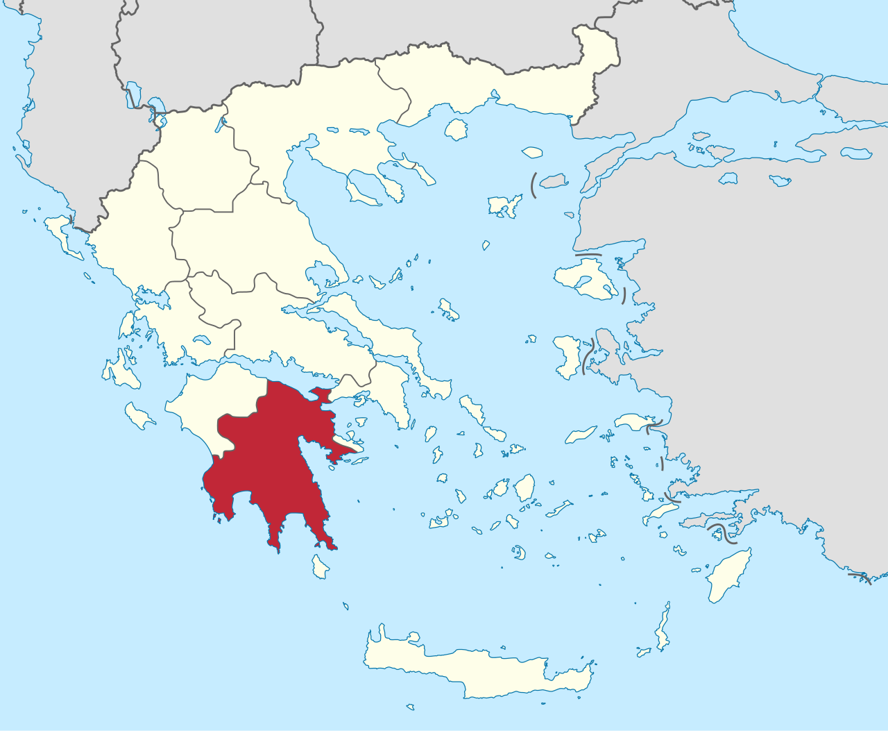 Blue Paradise Urbex location or around the region Peloponnese Region, Greece